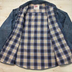 Levi's Series 53 Genuine Workwear Flannel lined Jean Jacket Size Large